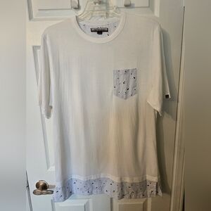 White Striped Pocket Men's Shirt